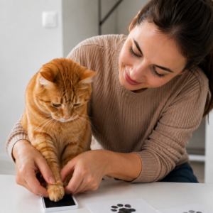 Evcil Hayvan Pati İzi Seti - Toksik Olmayan Mürekkepsiz Baskı Kiti (Kedi ve Köpek için uygun)